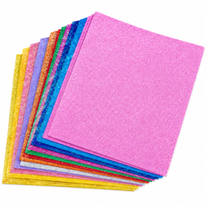 Glitter Craft Paper Set